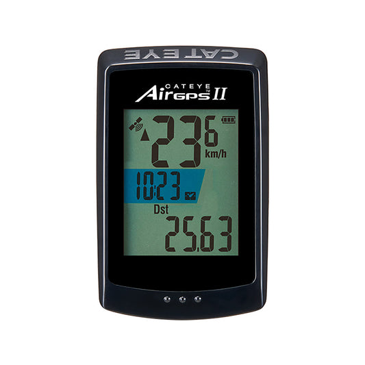 CatEye, Air GPS II, Computer, Magnetless Cadence, Black