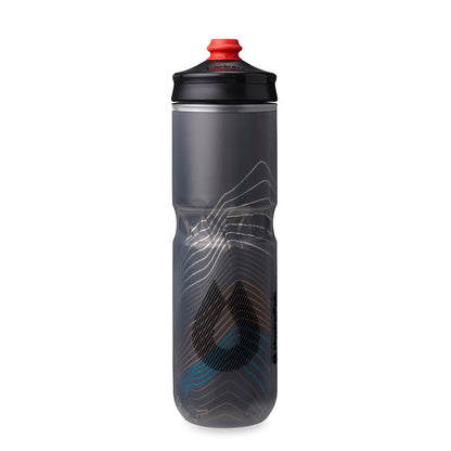 Hydrapak Polar Surge Ascent Black  24oz Insulated Water Bottle