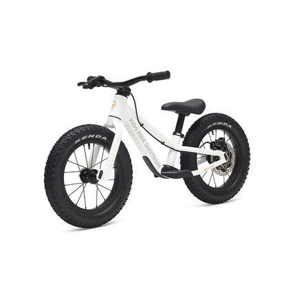 Kids Ride Shotgun, Dirt Hero, Push Bike, 12'', White