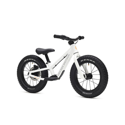 Kids Ride Shotgun, Dirt Hero, Push Bike, 12'', White