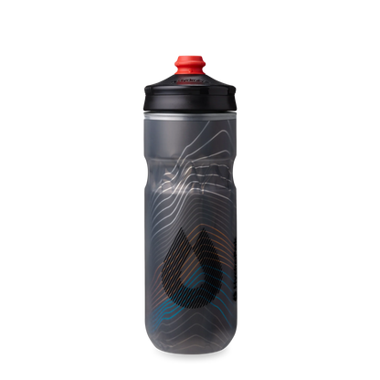 Hydrapak Polar Surge Ascent Black  24oz Insulated Water Bottle