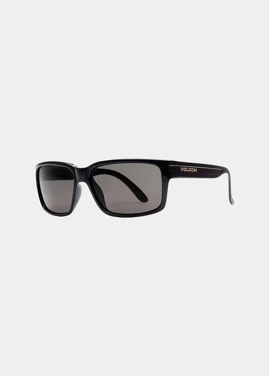 Volcom Stoneage Sunglasses Gloss Black/GrayPolar