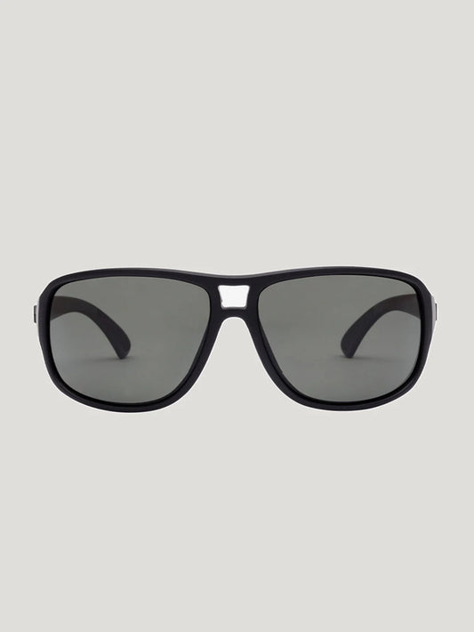 Volcom Stoke Sunglasses Matte Black/Gray Polar