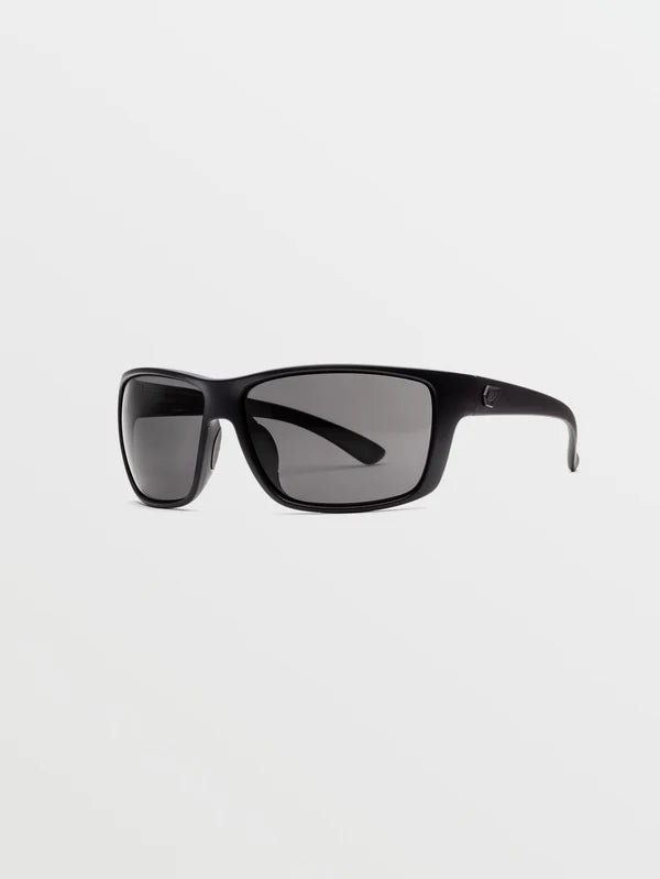 Volcom Roll Sunglasses Matte Black/Gray Polar